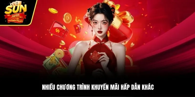 Đa dạng ưu đãi tại trang chủ Sunwin